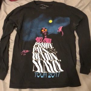 Kid Cudi Passion, Pain and Demon Slayin 2017 Tour Long Sleeve Shirt